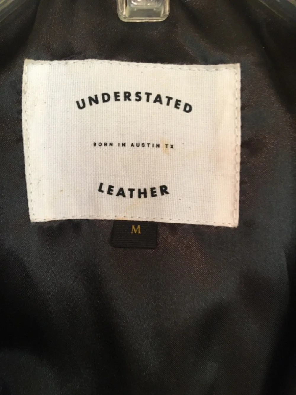 Understated Leather jacket has